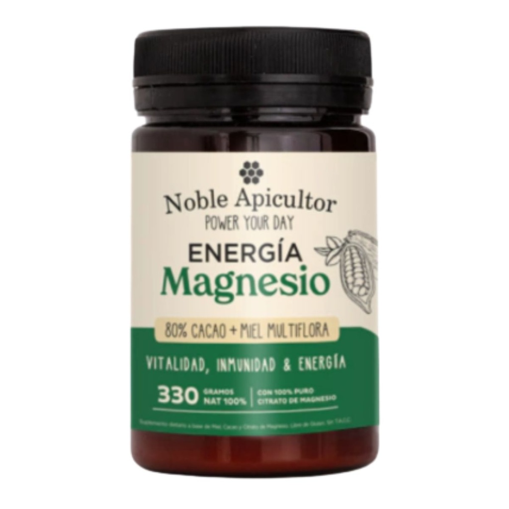 Energizante Natural Magnesio Miel y Cacao Vitalidad y Energía Natier