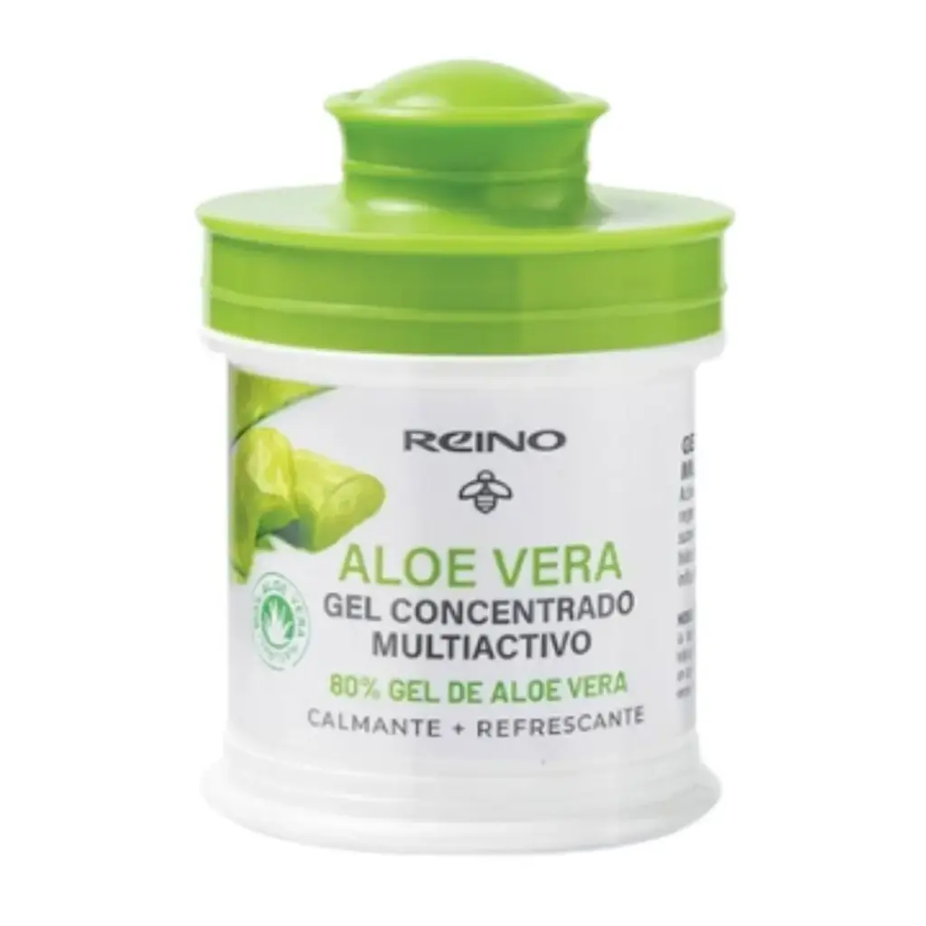 Gel Concentrado Multiactivo 80% Aloe Vera Calmante y Refrescante Reino