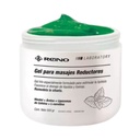 Gel Frío para Masajes Reductores Cosmetica Profesional con Árnica y Mentol Reino x500g