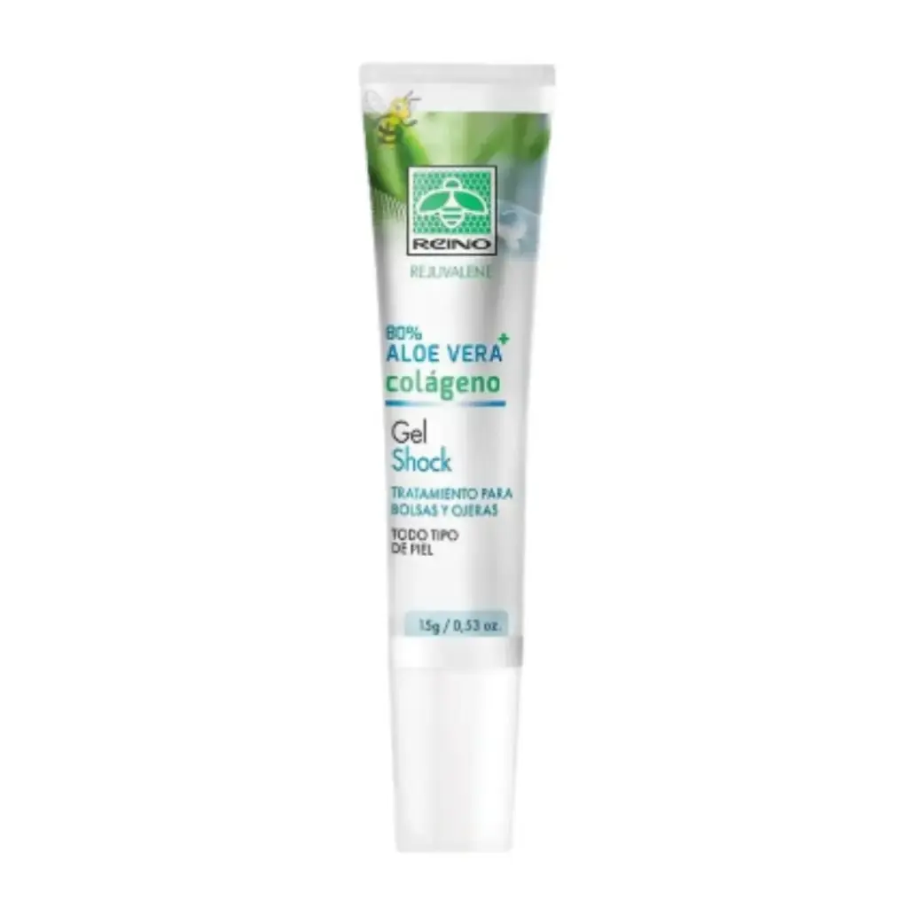 Gel Shock 80% Aloe Vera Tratamiento para Bolsas Y Ojeras Reino