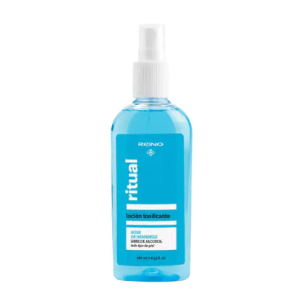 Loción Tonificante con Agua de Hamamelis Descongestiona Refresca y Limpia Reino