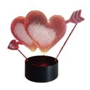 Lámpara Led Velador 3D Luz Decoración