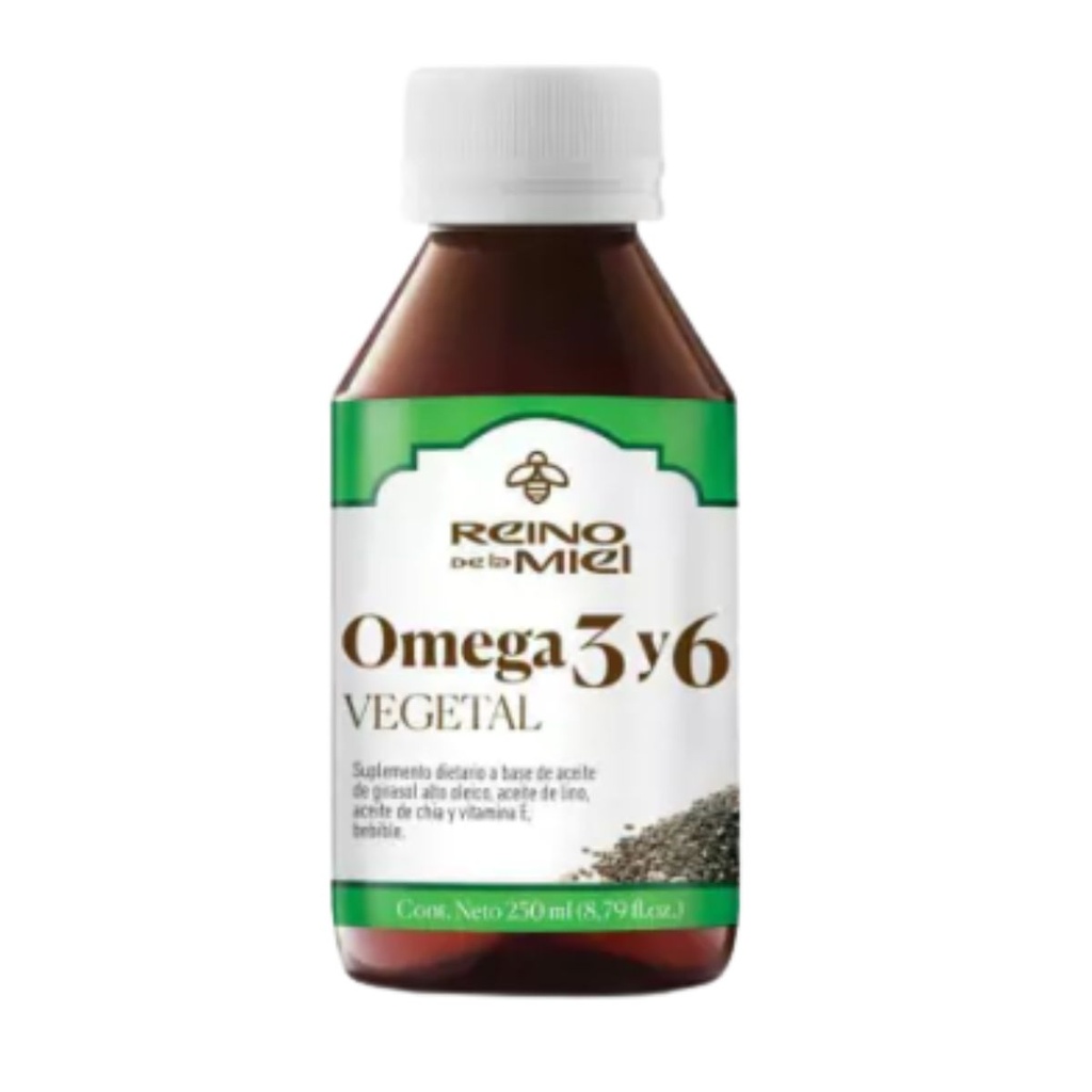 Omega 3 Y 6 Vegetal Bebible x 250ml Reino