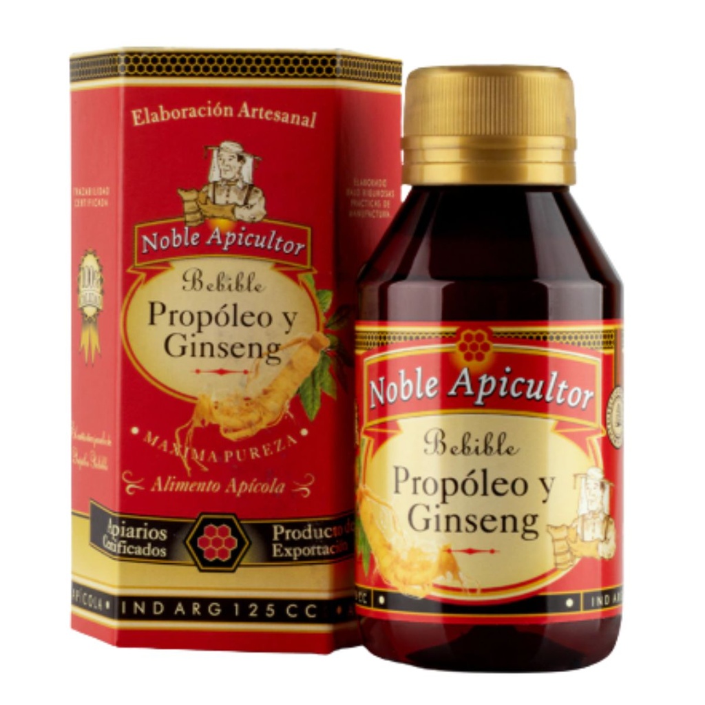 Propóleo con Ginseng Antibiótico y Energizante Natural