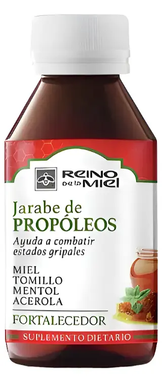 Jarabe de Propóleos con Miel Tomillo Mentol Acerola x 125cm3 Reino