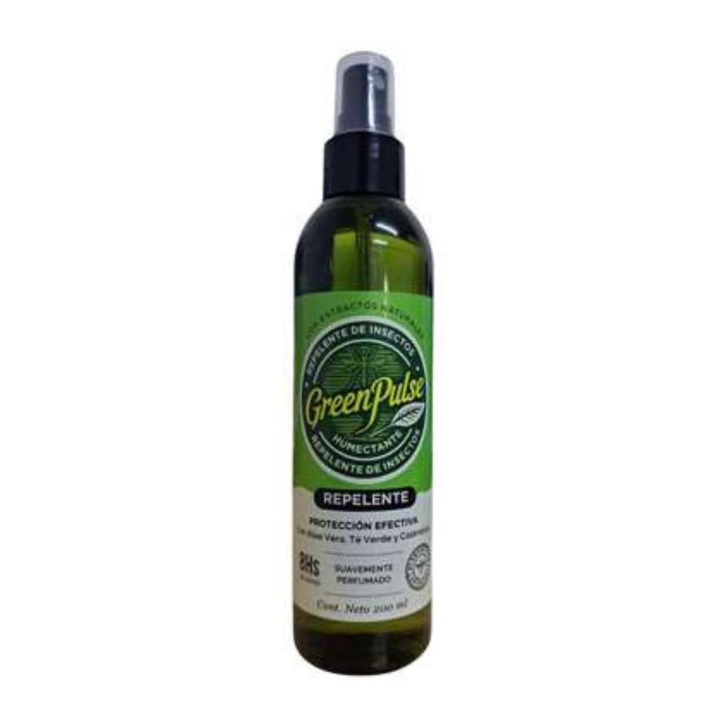 Repelente Spray Green Pulse aloe vera, té verde y caléndula Natier