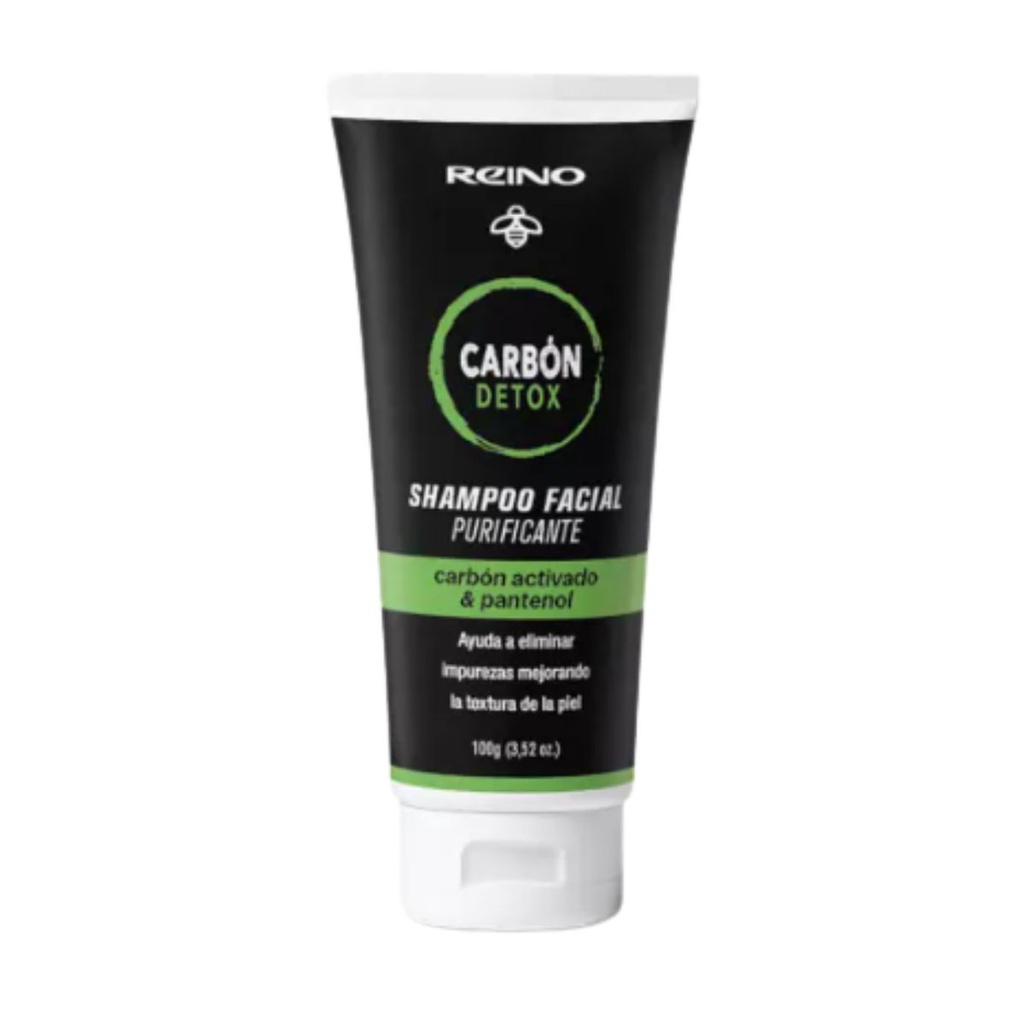 Shampoo Facial Purificante Elimina Impurezas y Toxinas Carbon Detóx Reino