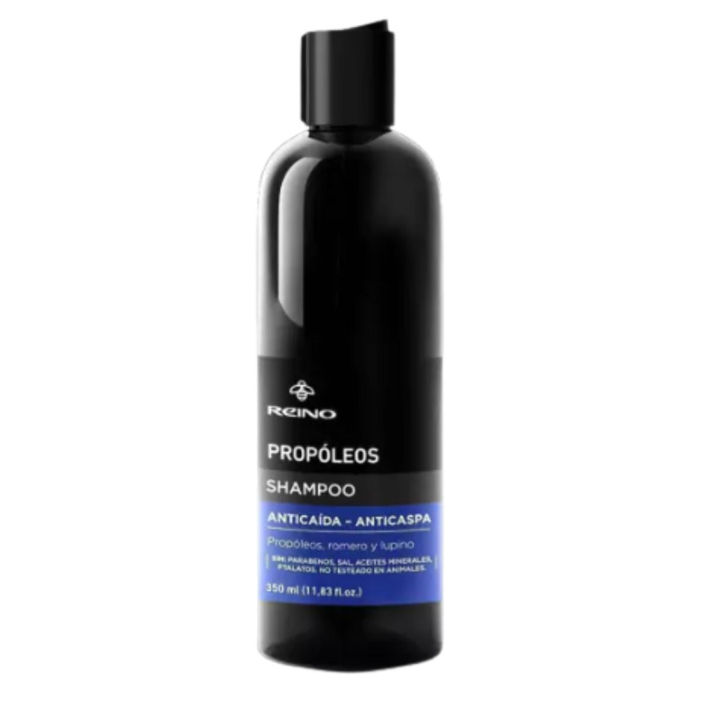 Shampoo Tonificante de Propóleos Anticaspa y Anticaída Reino