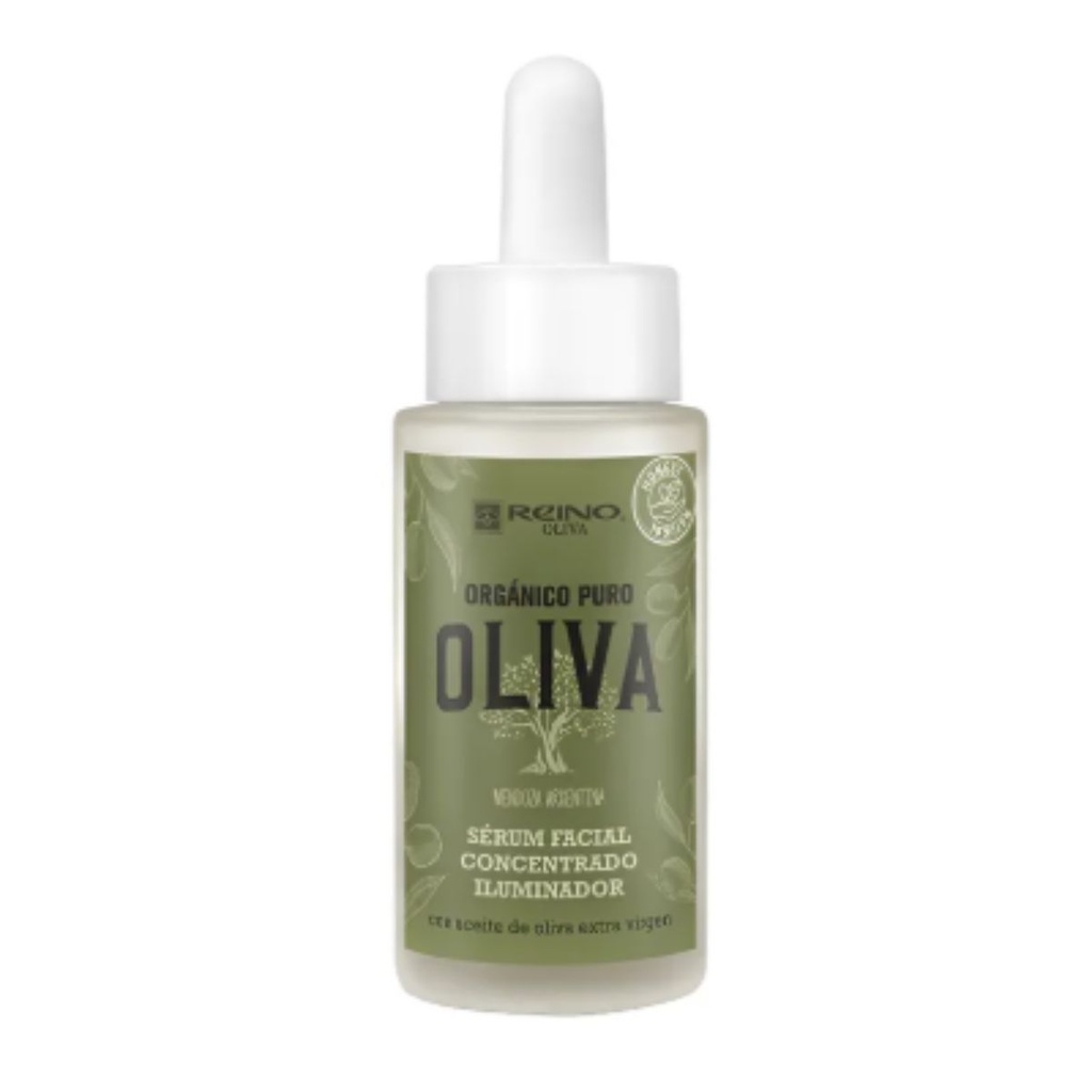 Sérum Facial Concentrado Oliva Hidrata Revitaliza Alisa Arrugas Reino