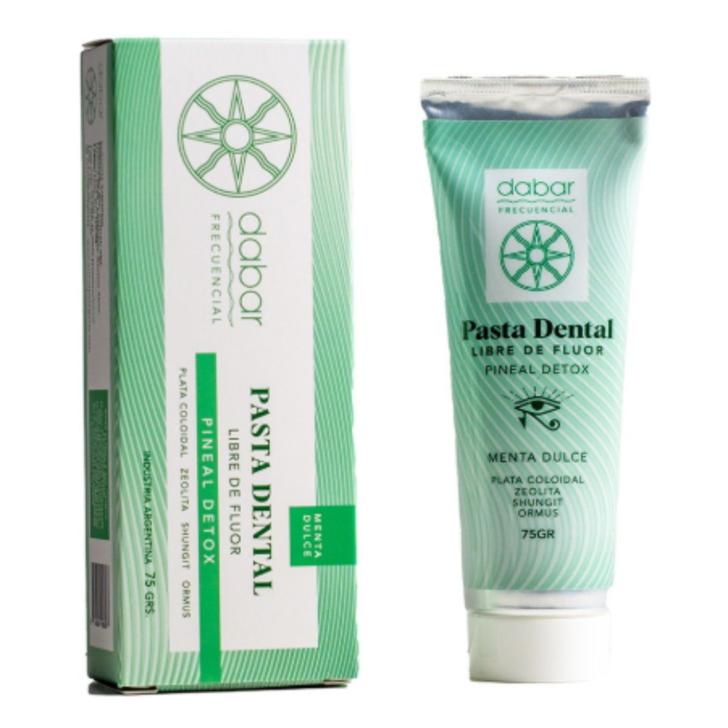 Pasta Dental Detox Libre de Fluor Dabar
