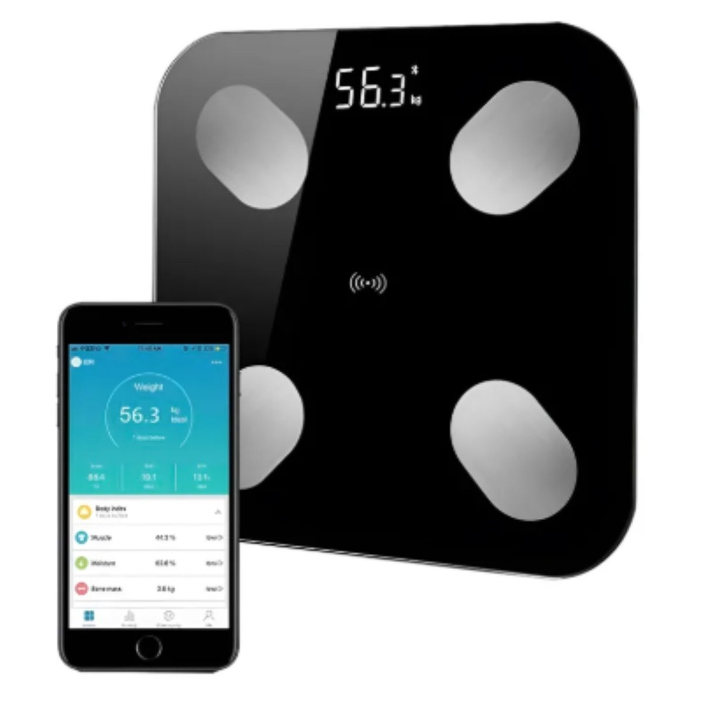 Balanza Digital Inteligente Con Bluetooth180kg