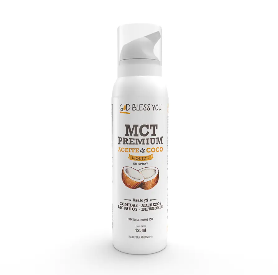 Aceite de Coco líquido en Spray MCT Premium x 125Ml GBY