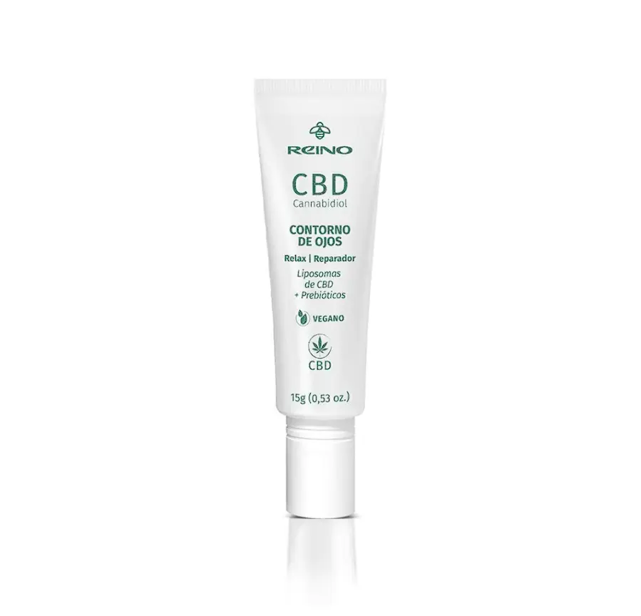 Contorno de ojos con  Liposomas de CBD y Prebiótico Reino