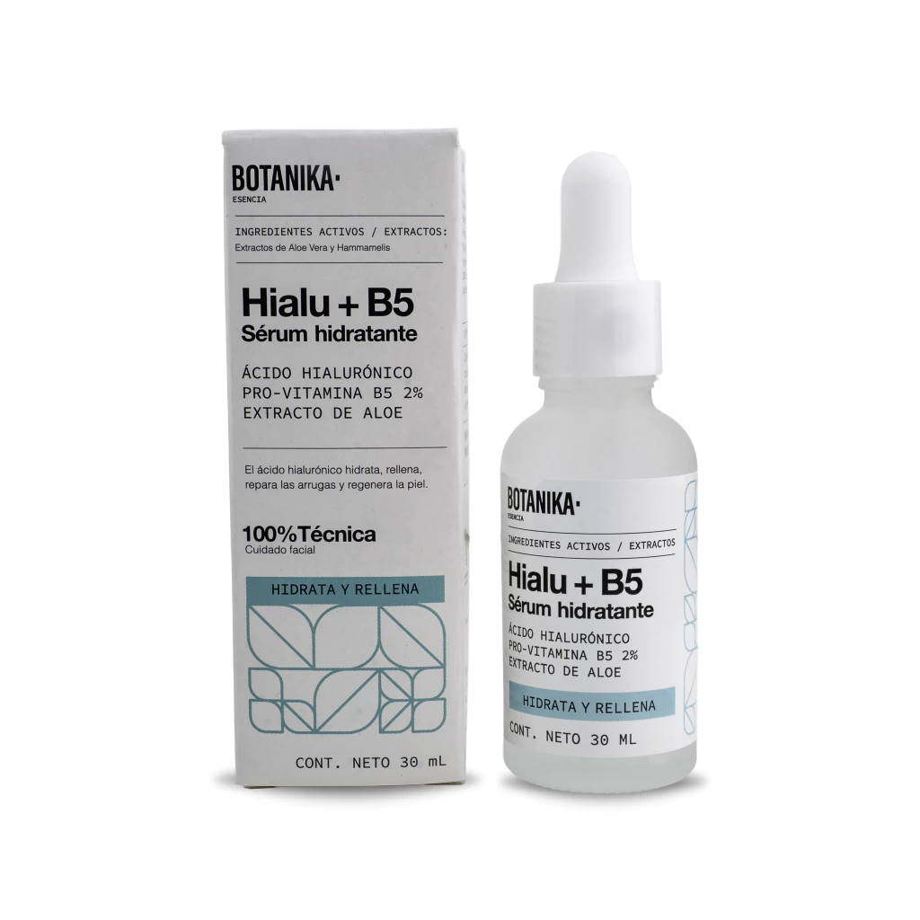 Serum Hidratante con Ácido Hialurónico + pro Vit B5 y Pantenol