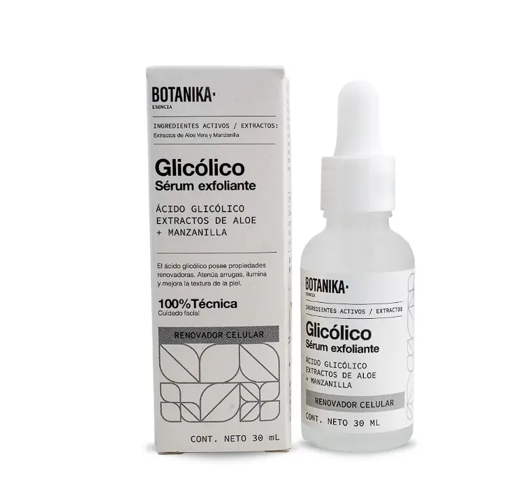Serum exfoliante con Ácido Glicólico Botanika