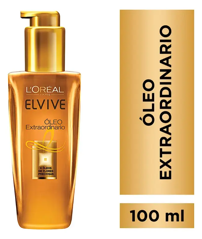 Aceite Capilar Elvive Óleo Extraordinario Tratamiento Nutrición L'Oréal Paris 
