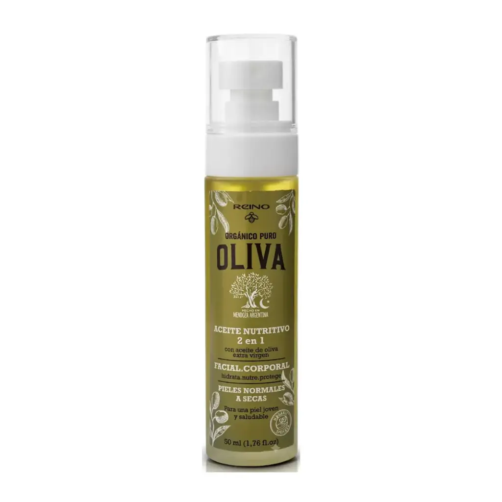 Aceite Facial y Corporal Nutritivo 2 EN 1 Oliva Piel Normal a Seca Reino
