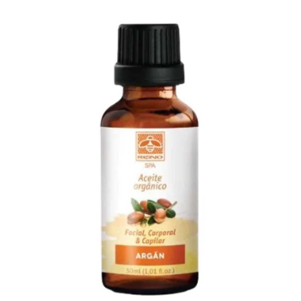 Aceite Orgánico de Argán Facial Corporal & Capilar Reino