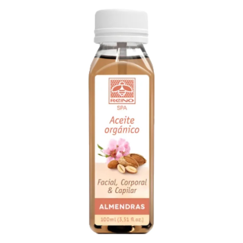 Aceite Orgánico de Almendras Facial Corporal & Capilar Reino