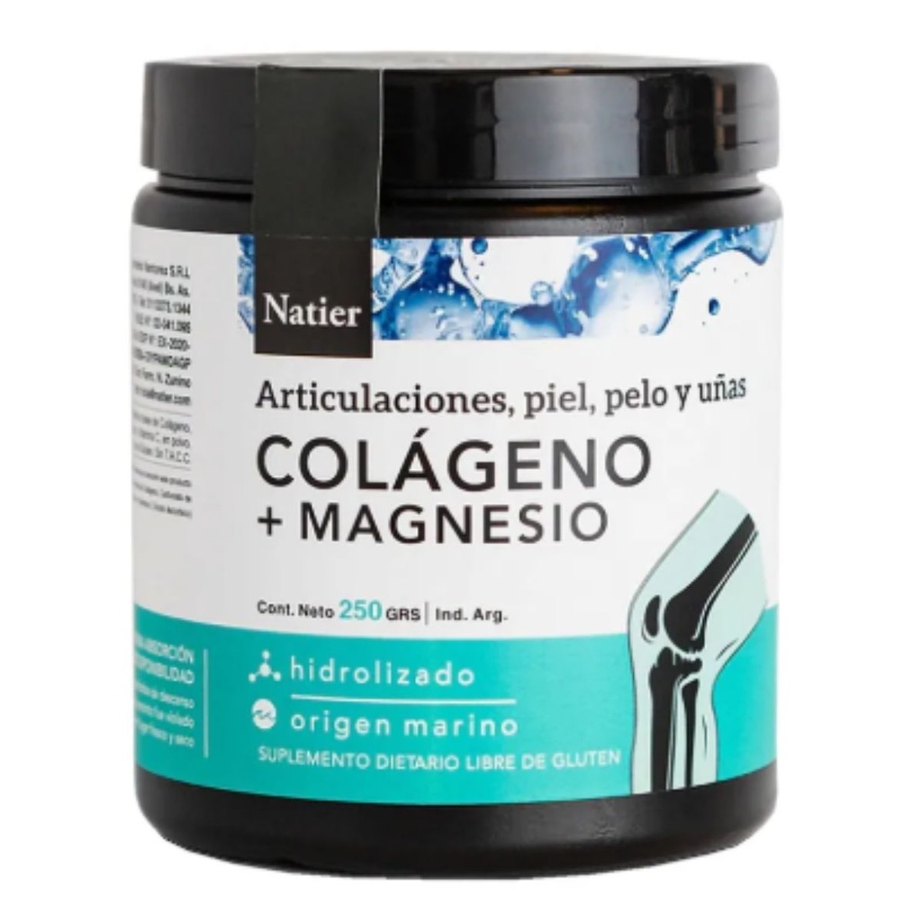 Colágeno + Magnesio en polvo Natier