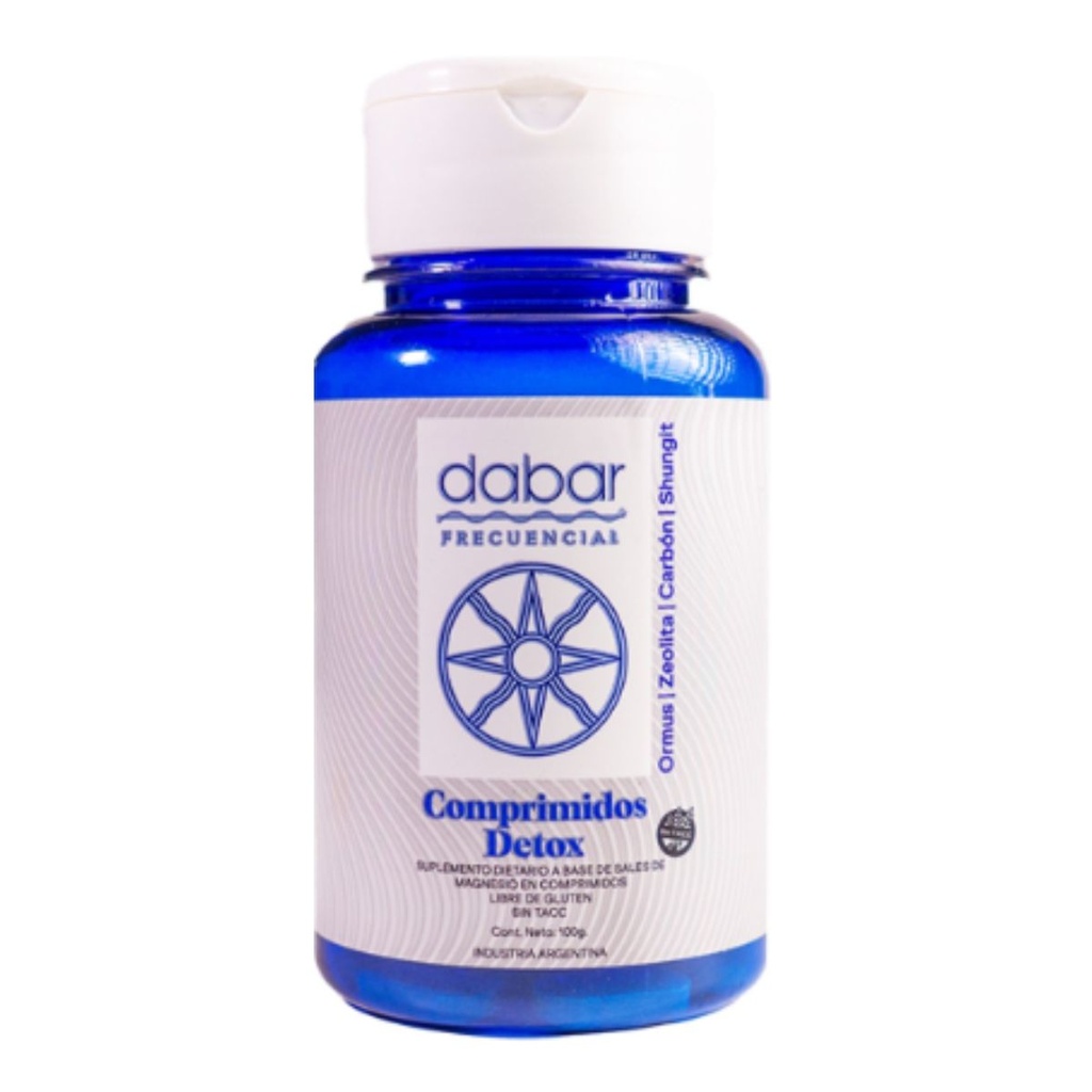 Comprimidos Detox Ormus Zeolita Shungit Carbón Activado