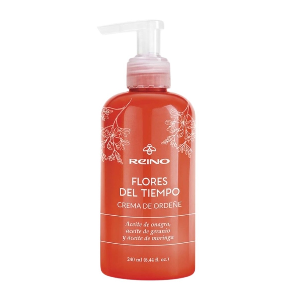 Crema de Ordeñe Flores del Tiempo con Magnolia y Prímula Cicatriza y Nutre Reino
