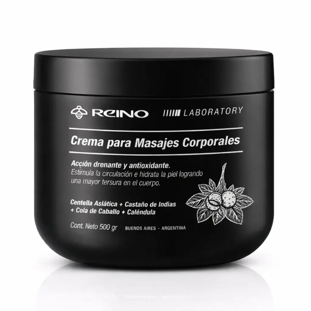 Crema para Masajes Corporales Cosmetica Profesional Con Centella Asiática Reino x500g