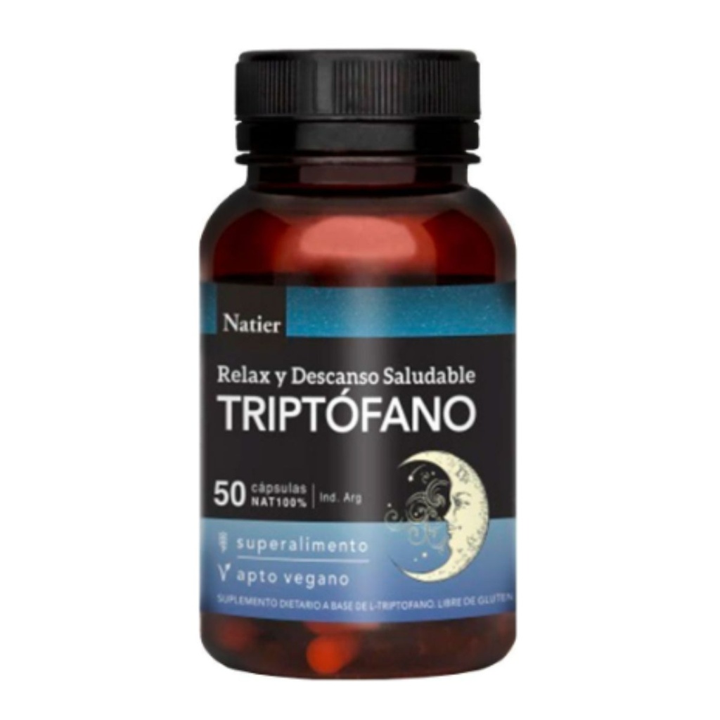 Cápsulas Triptófano Sueño y Relajación Natier