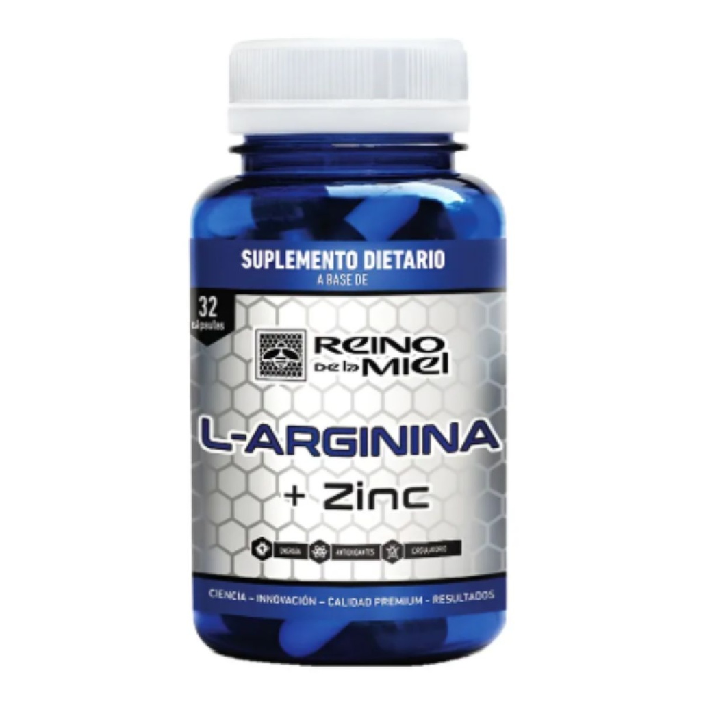 Cápsulas de L-Arginina + Zinc Mas Vigor Reino