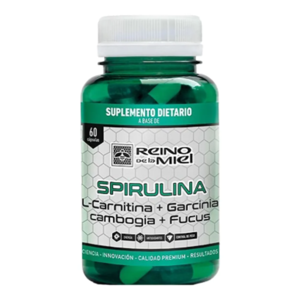 Cápsulas de Spirulina Reino Inhibidor de Grasas Reino
