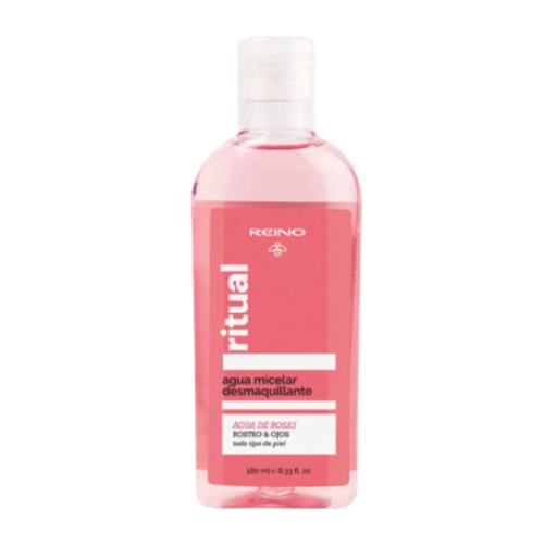 Desmaquillante Agua Micelar con Agua de Rosas Rostro y Ojos Ritual Reino