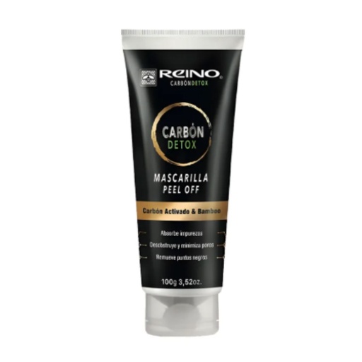 Mascarilla Carbón Activado Detox Elimina grasa y puntos negros Reino