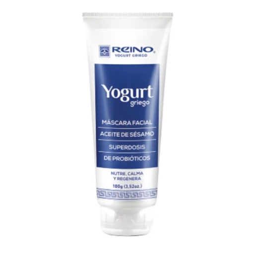 [YOG201] Máscara Facial Superdosis de probióticos Equilibra Hidrata y descongestiona Reino