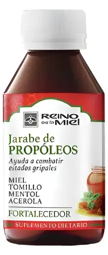 [PP405] Jarabe de Propóleos con Miel Tomillo Mentol Acerola x 125cm3 Reino