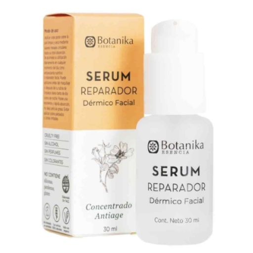 Serum Reparador Dérmico Facial Concentrado Antiedad Natural Botanika