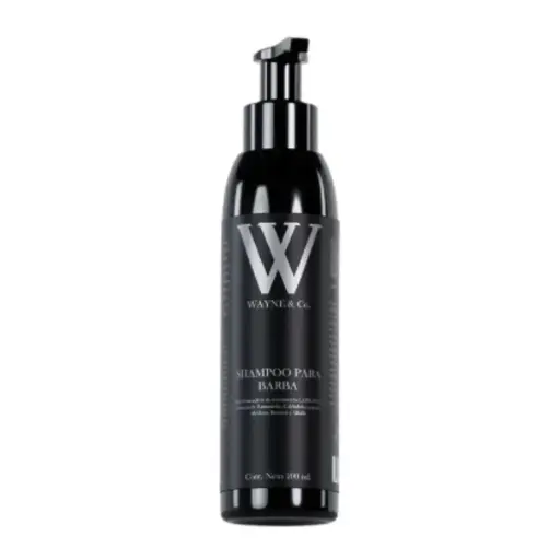[0790757843097] Shampoo para Barba Crecimiento Frescura y Suavidad Wayne & Co.