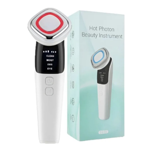 [HOTPH] Skin Care Masajeador Facial Led Hot Photon Lifting Ems 4 en 1