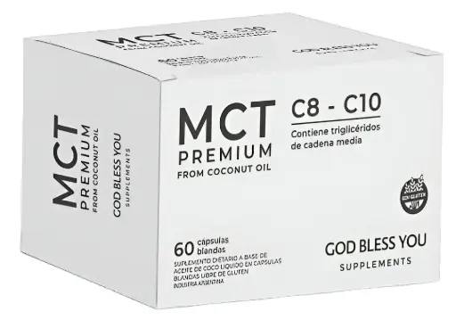 [7798318386024] Cápsulas de Coco MCT Premium 60 unidades