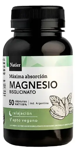 [7798121273467] Bisglicinato De Magnesio Natier X 50 Cápsulas
