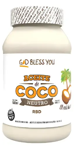 [7798318380060] ACEITE DE COCO RBD (SABOR NEUTRO) 500ml