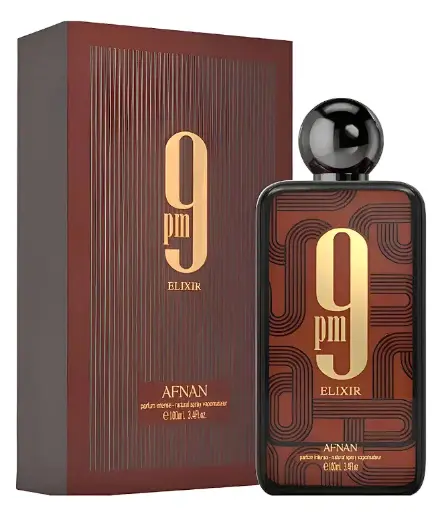 [6290171075738] Perfume Unisex Afnan 9 Pm Elixir x100ml