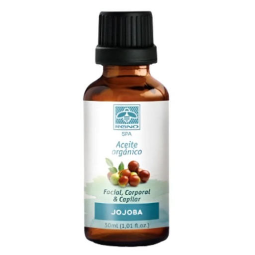 Aceite Orgánico de Jojoba Facial, Corporal & Capilar Reino