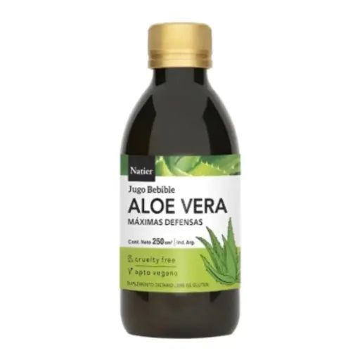 [7798121271432] Aloe Vera jugo 100% natural x 250Cm3 Natier 