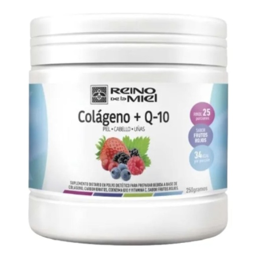 [VP704] Colágeno y Q10 en polvo x 250g Reino Piel Cabello y Uñas