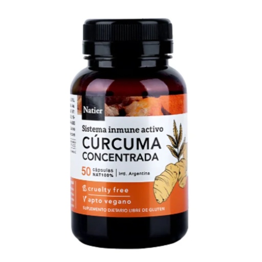 [7798121272385] Cápsulas De Cúrcuma Concentrada Natier