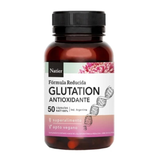 Cápsulas Glutatión Super Antioxidante Natural Natier