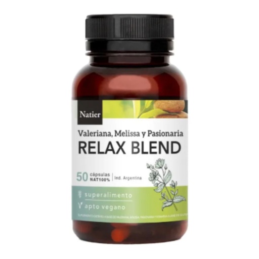 Cápsulas Relax Blend Relajante Natier