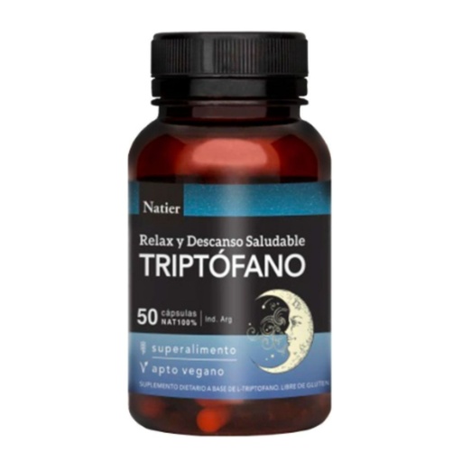 [7798121273184] Cápsulas Triptófano Sueño y Relajación Natier