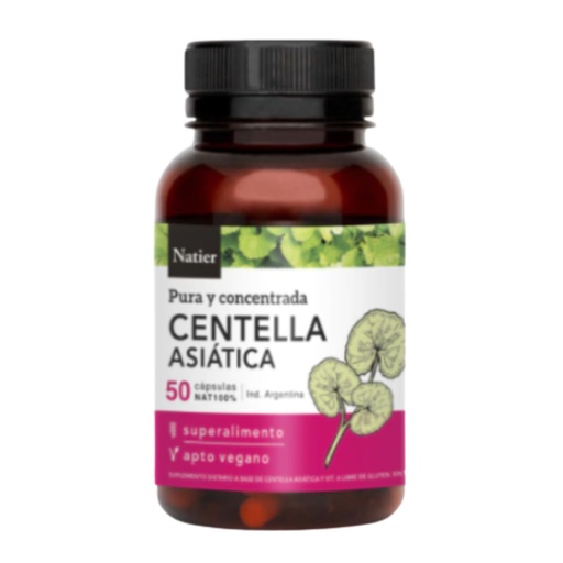 [7798121271838] Cápsulas de Centella Asiática Natier